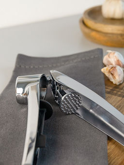 Пресс для чеснока 16,5х5х3 серый цинковый сплав, пластик / zinc alloy, plastic - Denastia фото 3