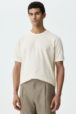 Camiseta en mezcla de lino Relaxed Fit - H&m фото 3