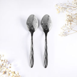 Набор ложек с гравировкой Мамуле и папуле - Семейные традиции фото 2