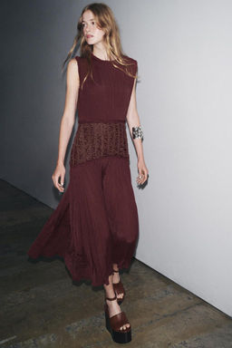 ZW COLLECTION EMBROIDERED WAIST DRESS