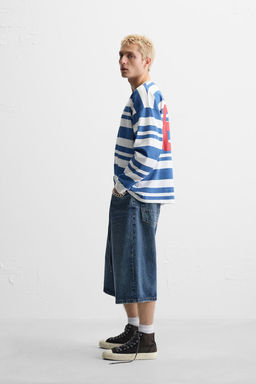 NUMBER STRIPE T-SHIRT - Zara фото 4