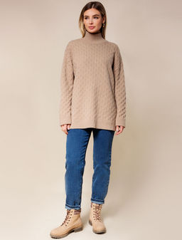 VILATTE / Свитер из пряжи с кашемиром  фото 5