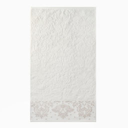 Полотенце махровое Этель "Классика", цвет молочный, 67х140 см, 83% хлопок, 17% лён, 500 г/м2