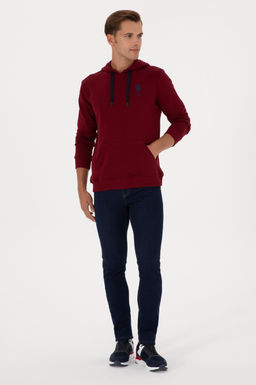 Erkek Bordo Basic Sweatshirt Sepette S_rpriz _ndirim - U.s. polo assn фото 11