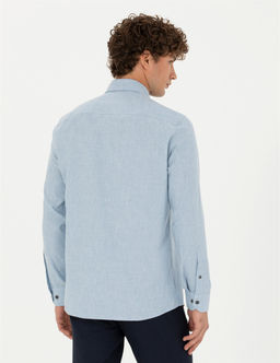 Mavi Regular Fit Uzun Kollu G_mlek - Pierre cardin фото 5