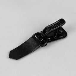 Цена за 2 шт. Крючки пришивные, металлические, для верхней одежды, 5×1.5 см, 6 шт., чёрные