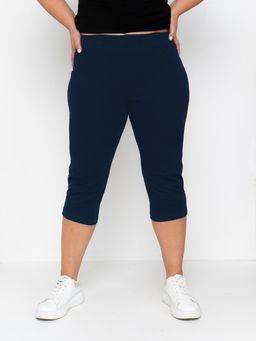 Бриджи хлопок 95%, лайкра 5%,темно-синие