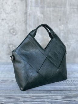 Женская сумка из эко кожи 0025 Темно-Зеленый