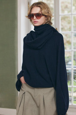 WOOL SCARF SWEATER - Zara фото 5