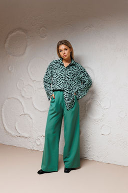 Рубашка AmberA 1066-1 изумруд  фото 4