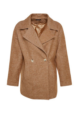 Trendyolmilla Camel Oversize Genis Kesim Kase Kaban TWOAW24KB00091  фото 6