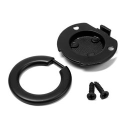 Ручка-кнопка CAPPIO RK132, мебельная, цвет черный, 8 шт.