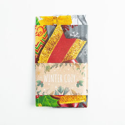 Набор кухонных полотенец Доляна Новогодние игрушки 35х60см-2шт, 100% хл фото 8