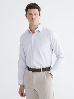 Regular Fit Ekose Gabardin Erkek G?mlek