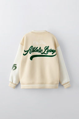 NEW YORK SLOGANLI KOLEJ BOMBER CEKET - Zara фото 2