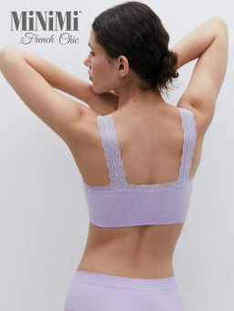 Mi 1121S French Chic Майка Топ (кроп-топ на широких бретелях с вкладышами) - Minimi фото 25