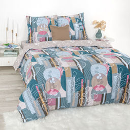 Постельное бельё Ирвинг (бязь премиум) 2,0 сп./Пододеяльник: 1 шт. - 215*175; Простыня: 1 шт. - 215*200; Наволочка: 2 шт. - 70*70; Премиум