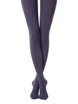 Колготки фантазийные CONTE Плотные меланжевые колготки DIAMOND marino