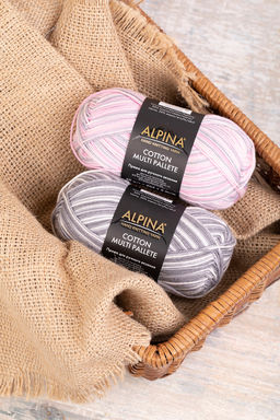 Пряжа ALPINA COTTON MULTI PALLETE 50% хлопок, 50% акрил 10 шт. х 50 г 205 м 5 м