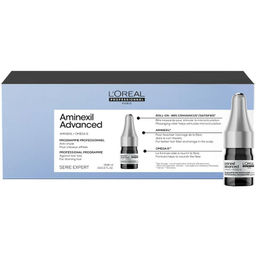 Ампулы против выпадения волос Aminexil Advanced, 10 ампул х 6 мл, Loreal