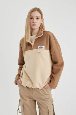 Флисовый свитшот свободного кроя Cool