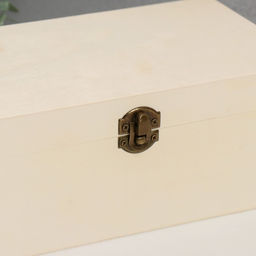 Шкатулка для росписи дерево «Прямоугольная», замок пряжка, 23.5×14×9.5 см