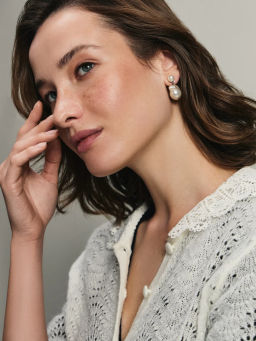 Серьги с искусственным жемчугом / Zarina