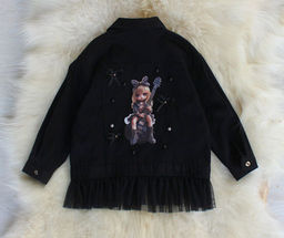 Джинсовка «RoK ЦВЕТ: ЧЁРНЫЙ (QR)