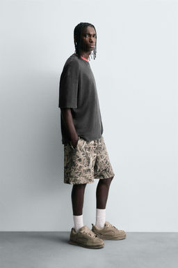 ABSTRACT PRINT BERMUDA SHORTS - Zara фото 4