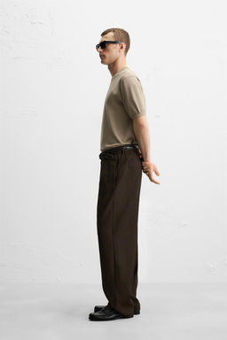 REGULAR FIT KNITTED T-SHIRT - Zara фото 4