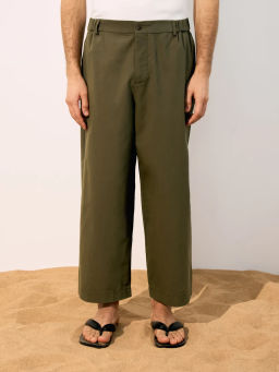 Брюки из хлопка широкого кроя ZR2605042115-13 / Zarina