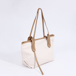 Сумка-шопер на молнии, цвет белый - Simaland фото 2