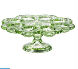Подставка для 8 яиц "Sunday" green на ножке 21*7 см 355-459