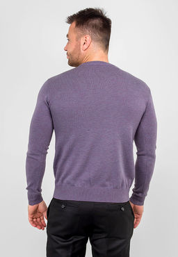Джемпер мужской GREG G121-05426 (сиренево-серый м.)  фото 5