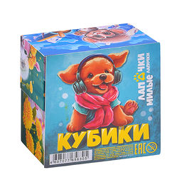 Кубики (4 куб) "Лапочки"