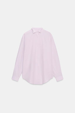CAMISA RAYAS ZW COLLECTION / Malva - Zara фото 7