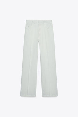 ZW COLLECTION HIGH-WAIST WIDE-LEG JEANS - Zara фото 15