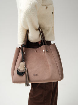 Замшевая сумка Vasilisa DBR 31210 капучино  фото 3