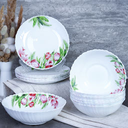 Сервиз столовый 13 пр., Тюльпаны стеклокерамика арт. 13/7578 (7259) (717734)