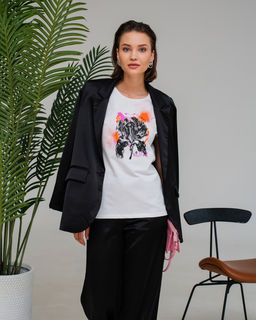 Футболка из хлопка FPP023 - Sahar art lab фото 6