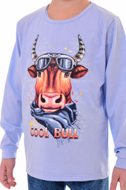 Пижама детская 7-276 (голубой) Бык