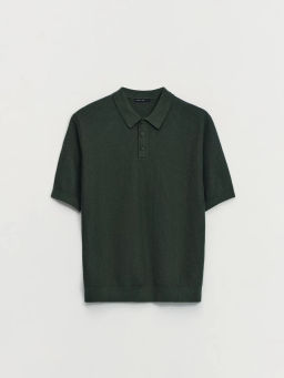 Джемпер поло фактурной вязки / Zarina