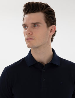 Lacivert Slim Fit Ti__rt