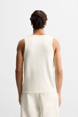 TEXTURED KNIT TANK TOP - Zara фото 3