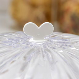 Ваза для фруктов и хлеба Альтернатива «Грация», пластик, 1.5 л, h=14.5 см, d=21 см, белый