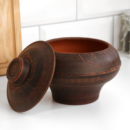 Горшок для жаркого «Гладкий», 0.6 л., 13×14×14 см