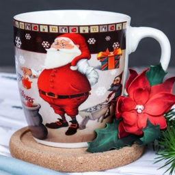 Кружка новогодняя 250 мл / X1188-6 /уп 12/96/ 2 СОРТ - Галеонтрейд фото 4