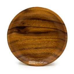 Круглая тарелка акациевая Maruki, Япония, 150?150?25mm