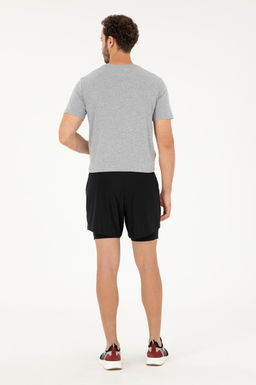 U. S. Polo Assn / Мужские черные трикотажные шорты - U.s. polo assn фото 4