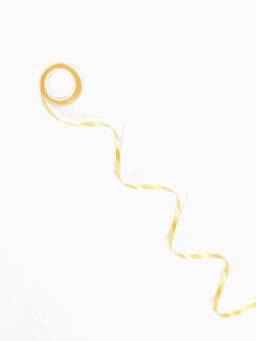 Лента  декоративная, 4 мм× 4 м, цвет золотой, набор 100 штук